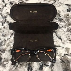 Women’s Tom Ford Prescription Eyeglasses Blk Gold